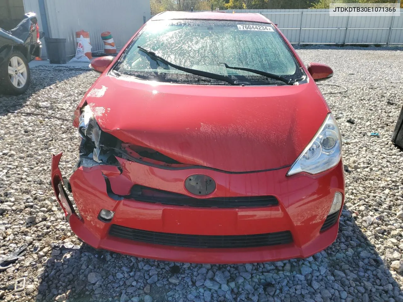 JTDKDTB30E1071366 2014 Toyota Prius C