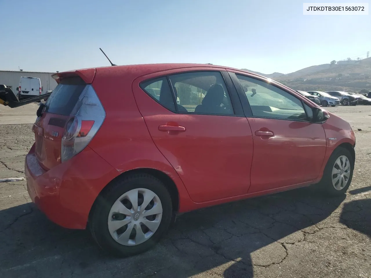 2014 Toyota Prius C VIN: JTDKDTB30E1563072 Lot: 76047724