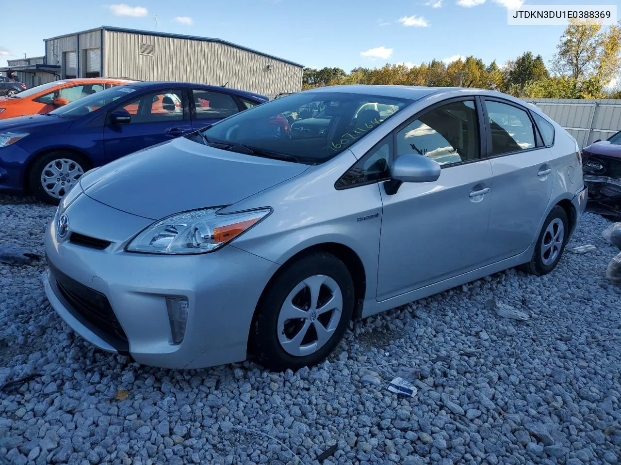 2014 Toyota Prius VIN: JTDKN3DU1E0388369 Lot: 76071164