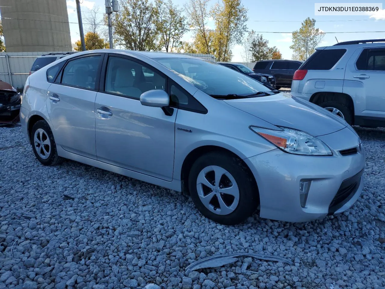 2014 Toyota Prius VIN: JTDKN3DU1E0388369 Lot: 76071164