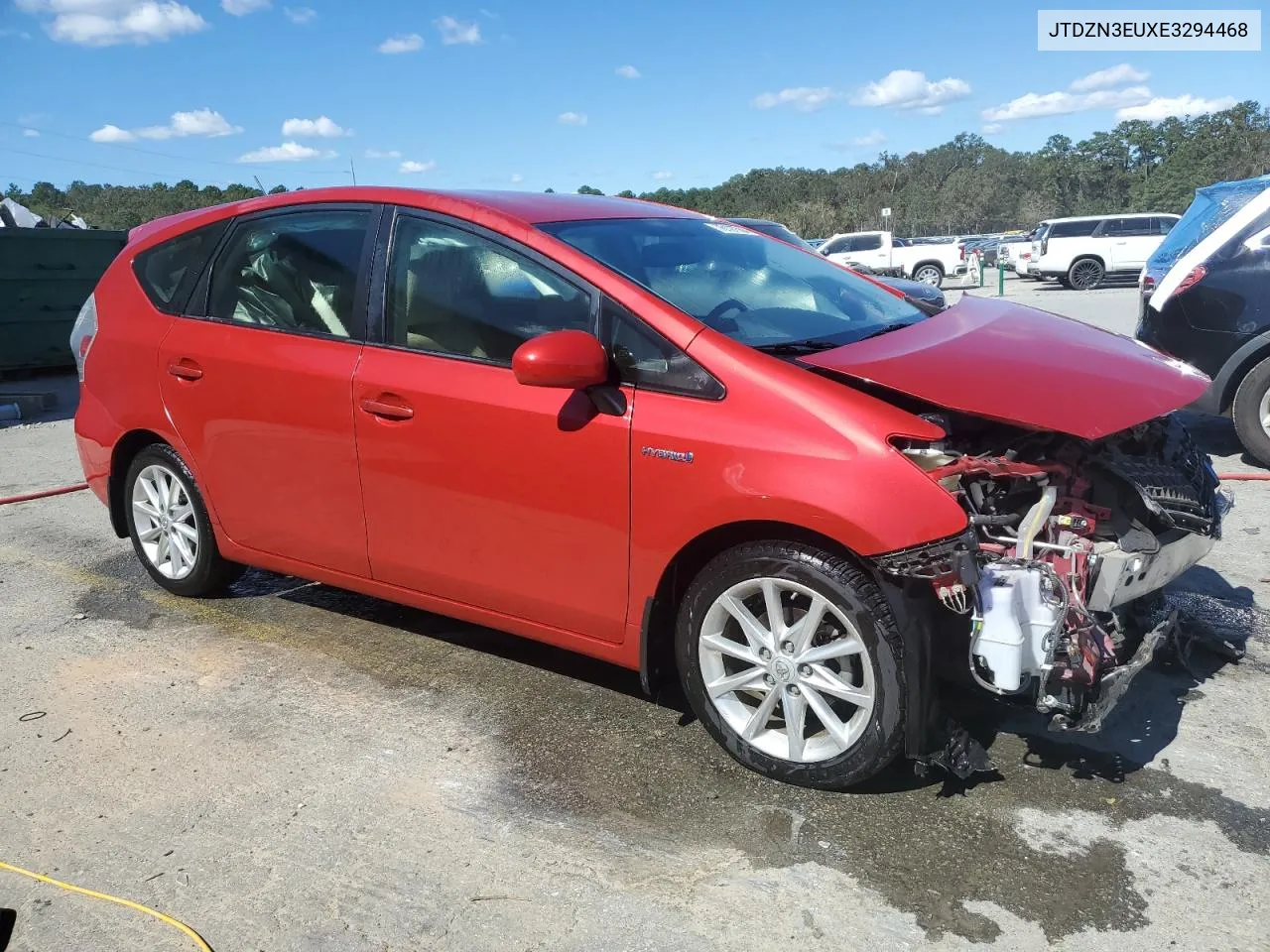 2014 Toyota Prius V VIN: JTDZN3EUXE3294468 Lot: 76127564