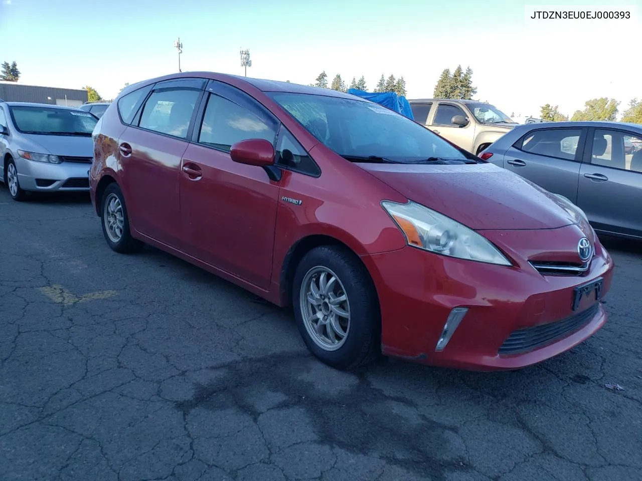 JTDZN3EU0EJ000393 2014 Toyota Prius V