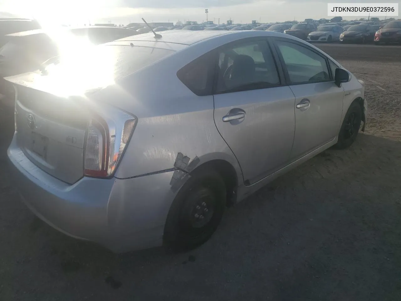 2014 Toyota Prius VIN: JTDKN3DU9E0372596 Lot: 76172754