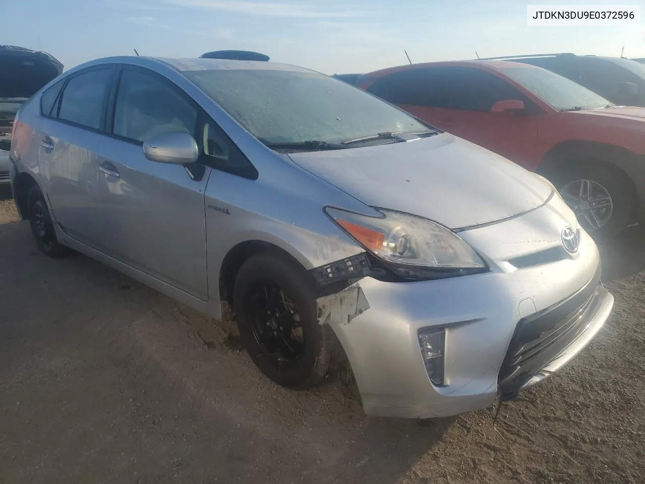 2014 Toyota Prius VIN: JTDKN3DU9E0372596 Lot: 76172754