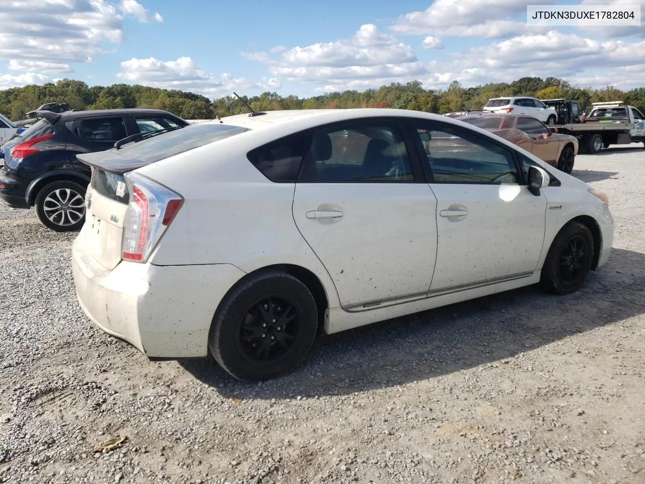 JTDKN3DUXE1782804 2014 Toyota Prius