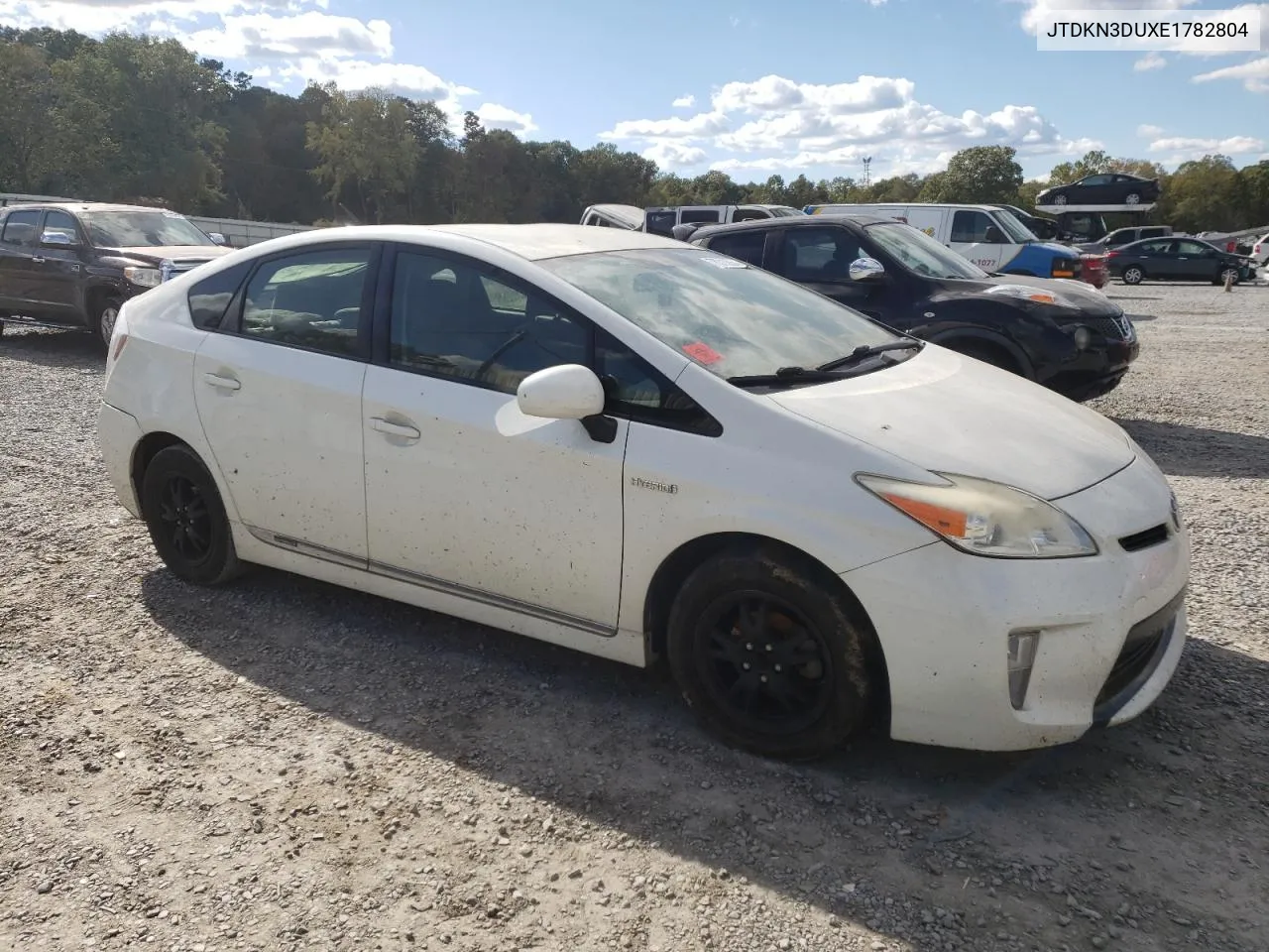 JTDKN3DUXE1782804 2014 Toyota Prius