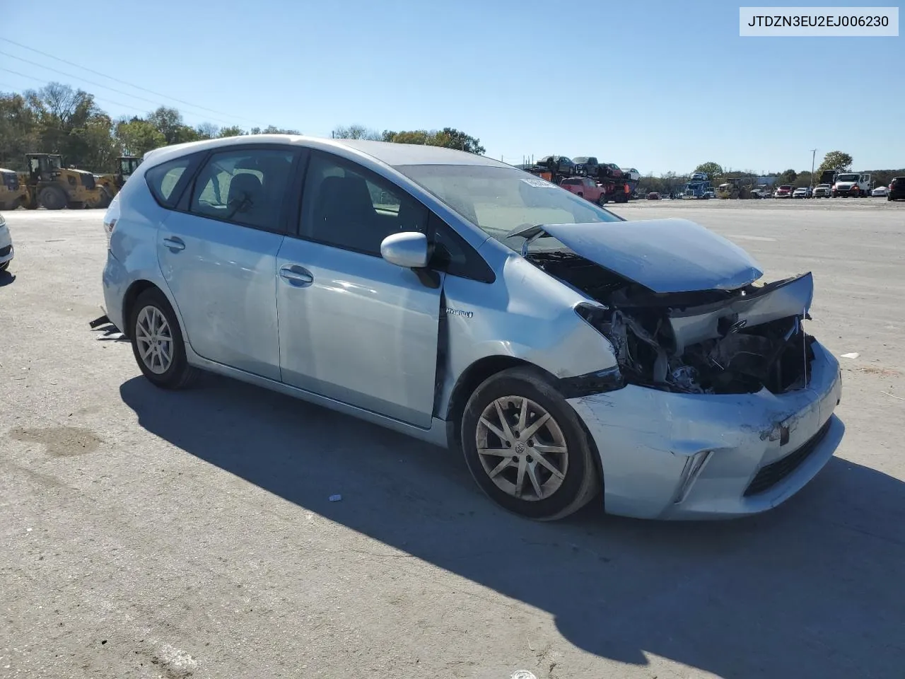 2014 Toyota Prius V VIN: JTDZN3EU2EJ006230 Lot: 76465854