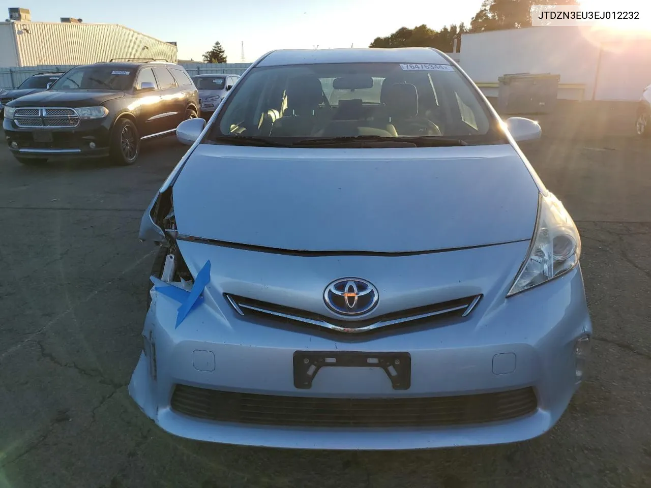 2014 Toyota Prius V VIN: JTDZN3EU3EJ012232 Lot: 76475344