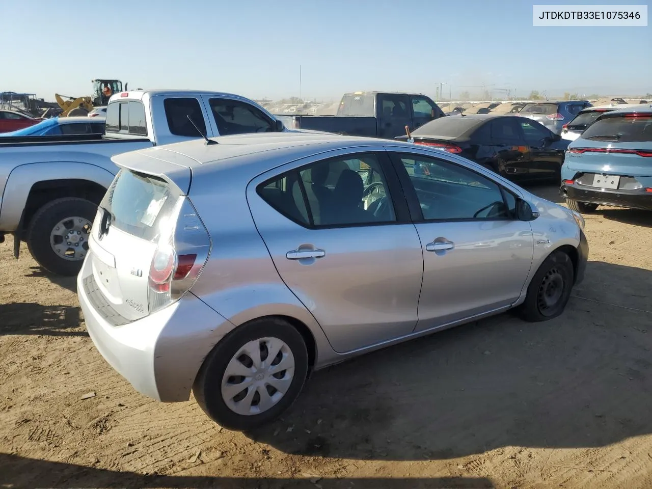 JTDKDTB33E1075346 2014 Toyota Prius C