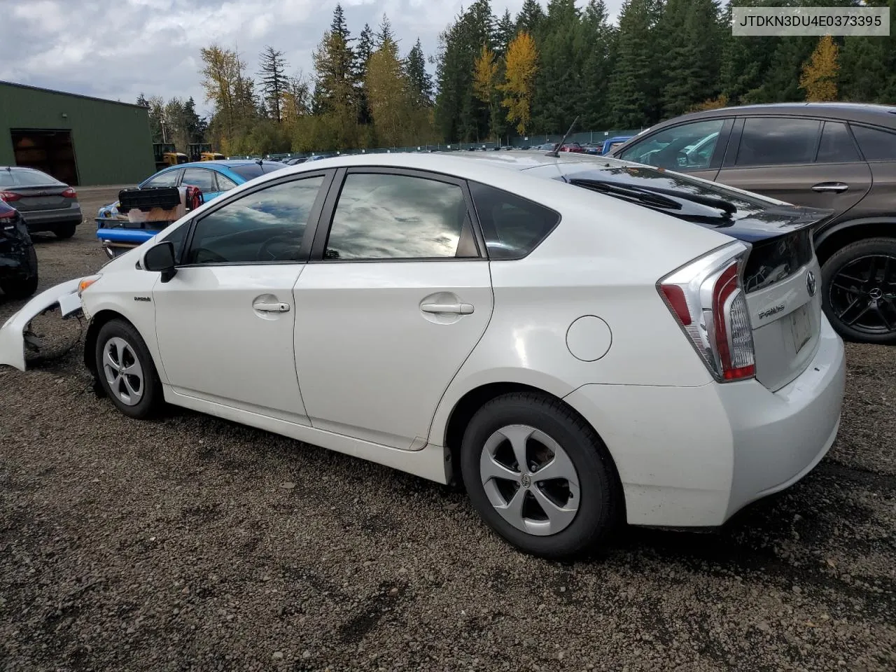 2014 Toyota Prius VIN: JTDKN3DU4E0373395 Lot: 76550684