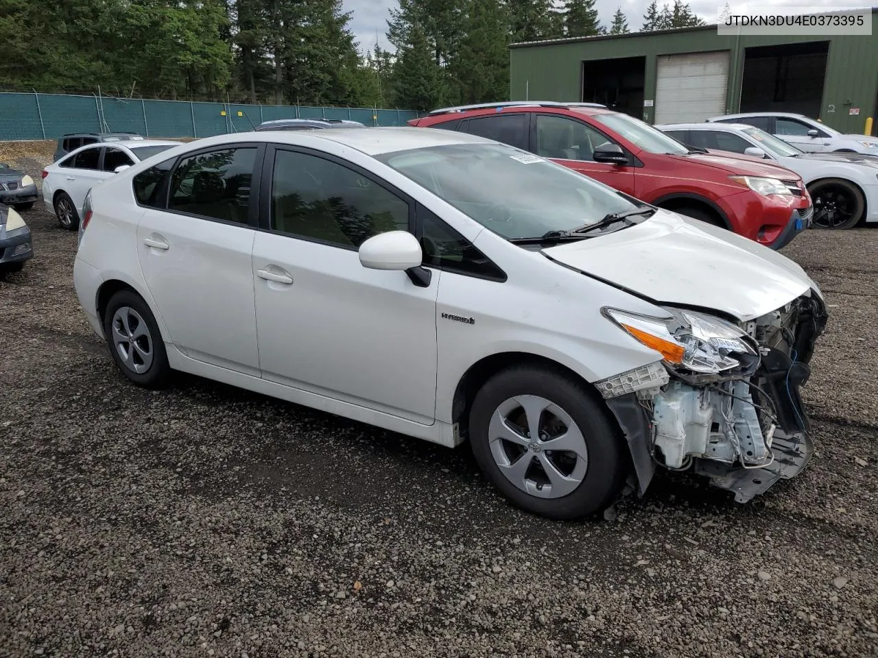 2014 Toyota Prius VIN: JTDKN3DU4E0373395 Lot: 76550684