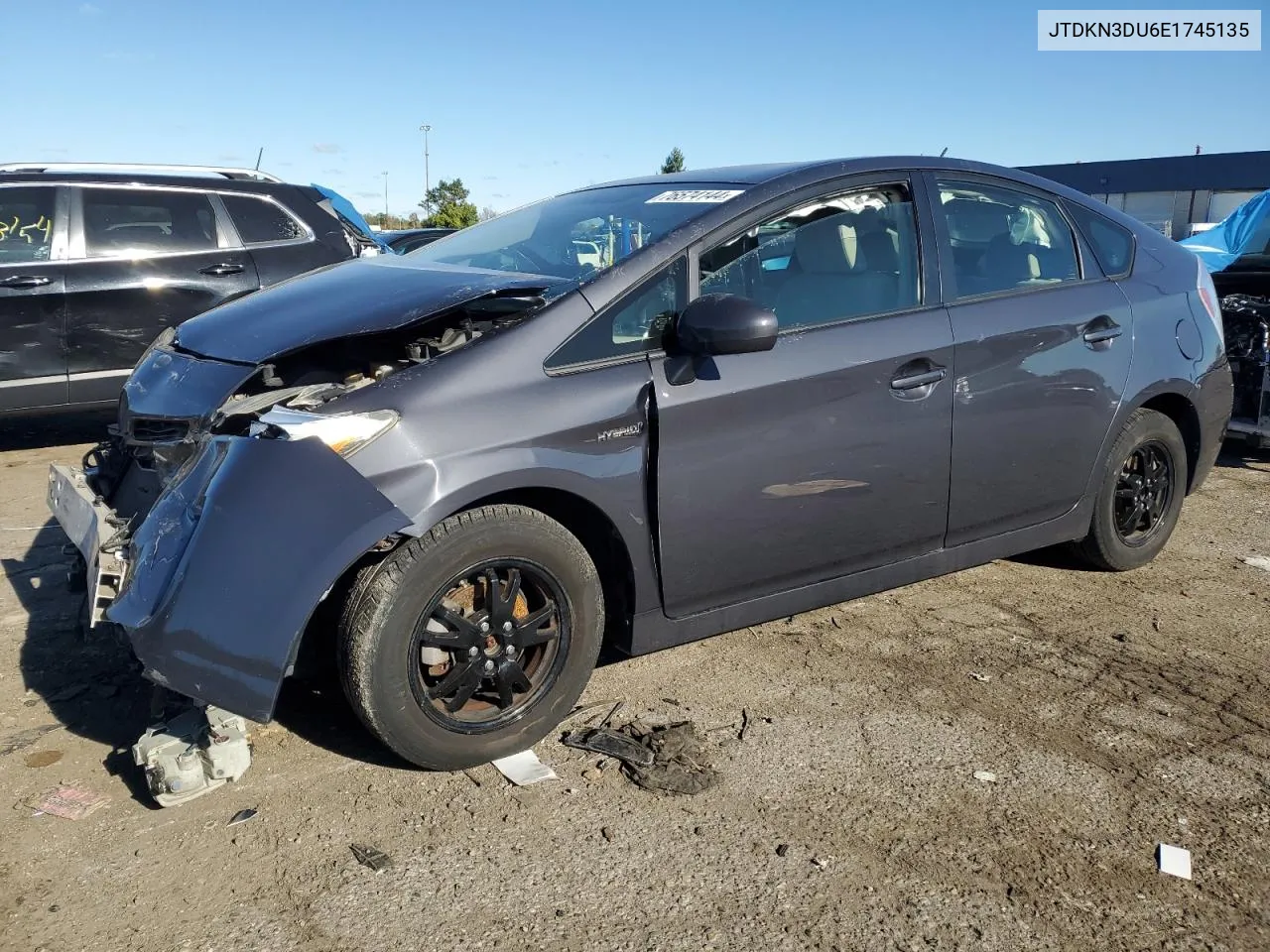 JTDKN3DU6E1745135 2014 Toyota Prius