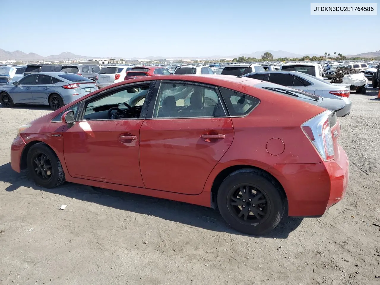 JTDKN3DU2E1764586 2014 Toyota Prius