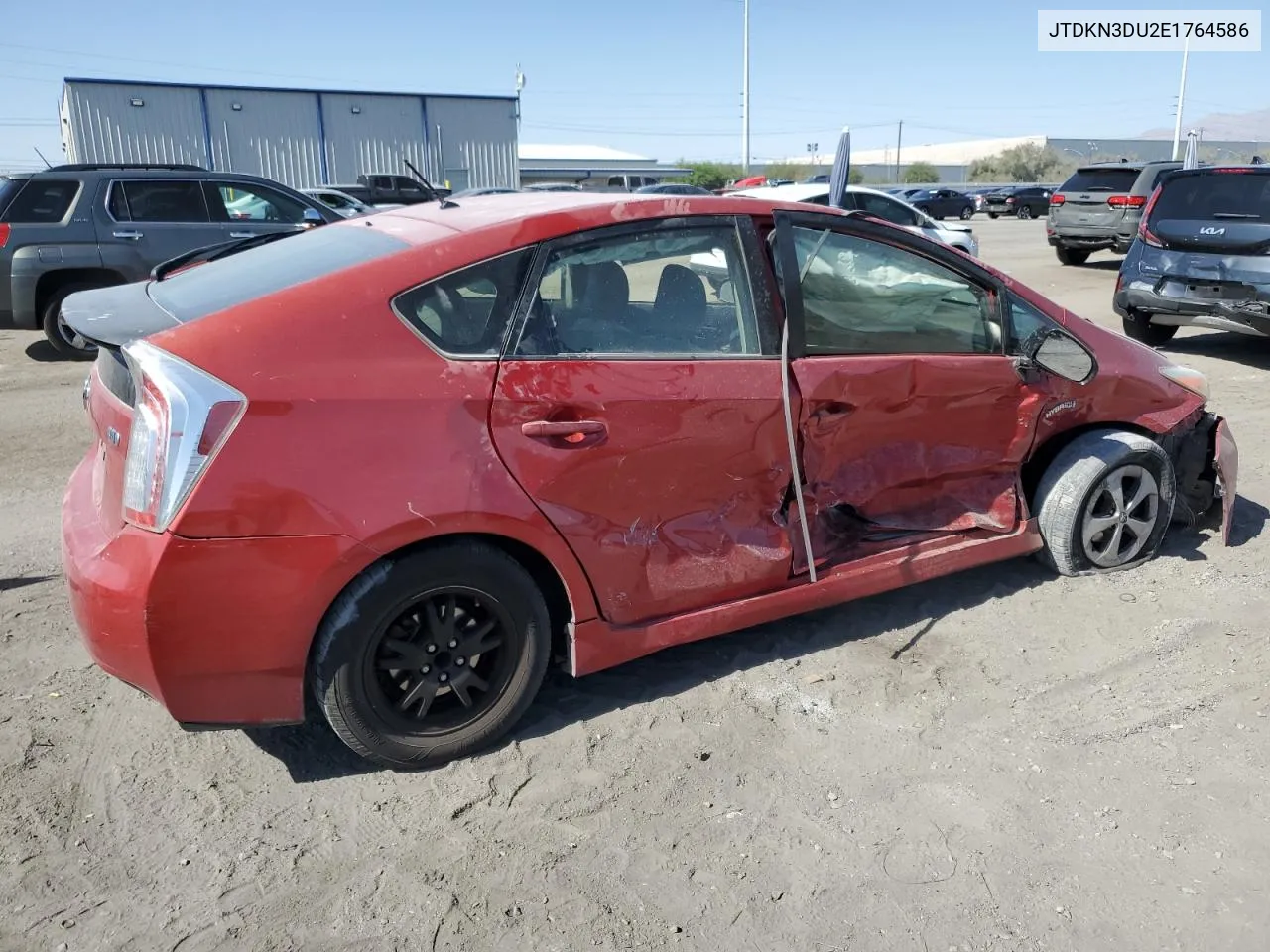 JTDKN3DU2E1764586 2014 Toyota Prius