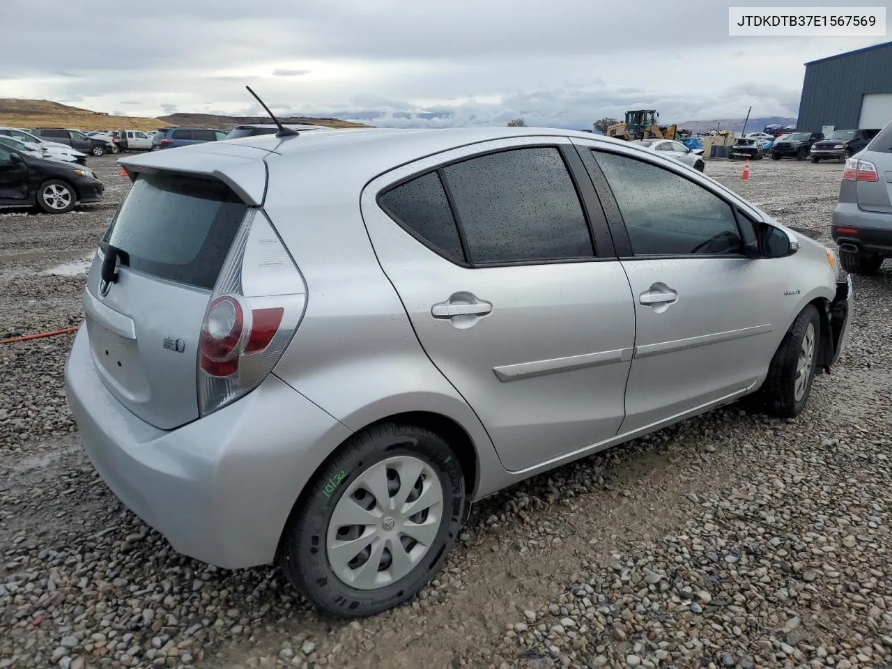 2014 Toyota Prius C VIN: JTDKDTB37E1567569 Lot: 76670014