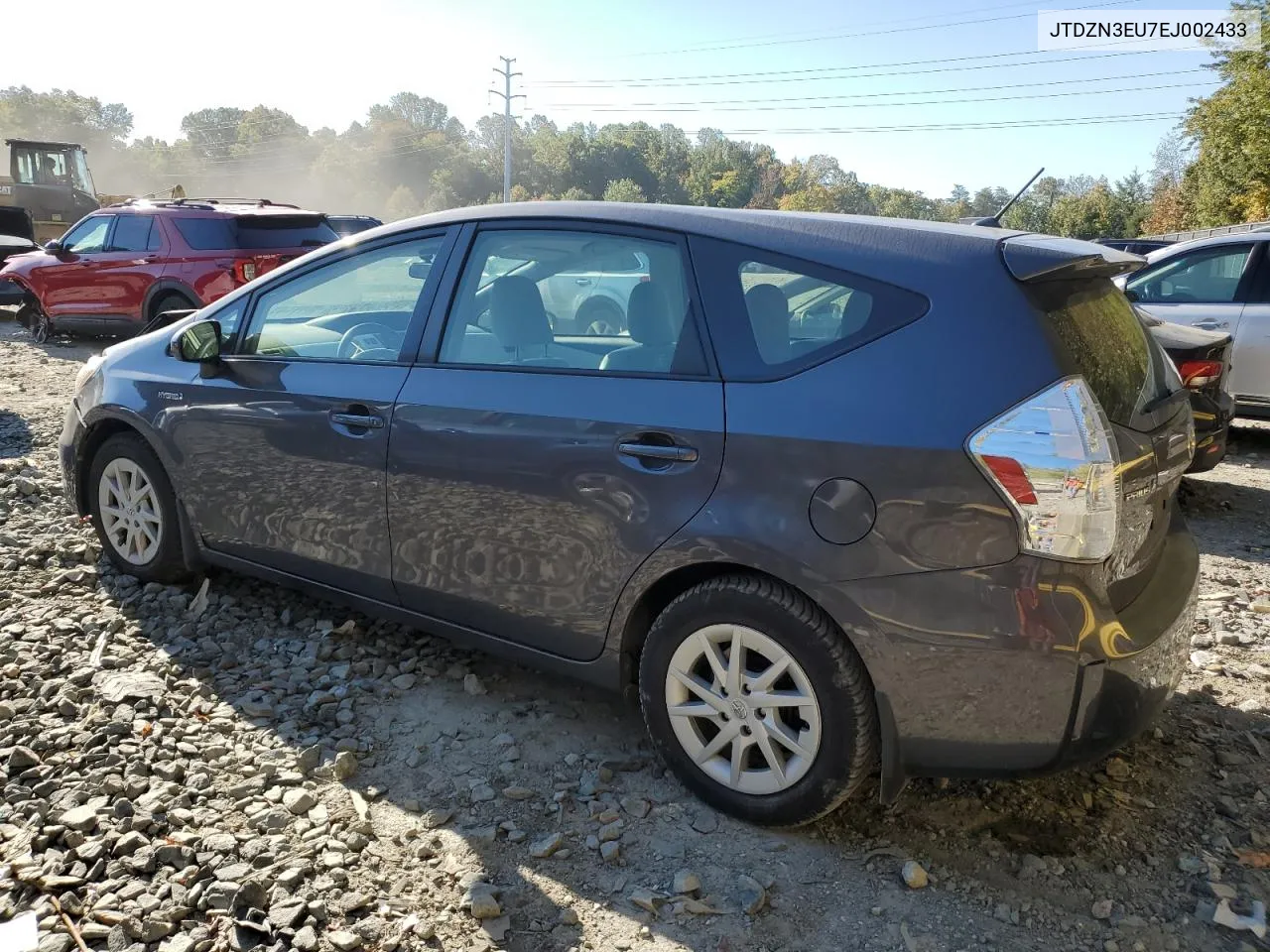 2014 Toyota Prius V VIN: JTDZN3EU7EJ002433 Lot: 76671784