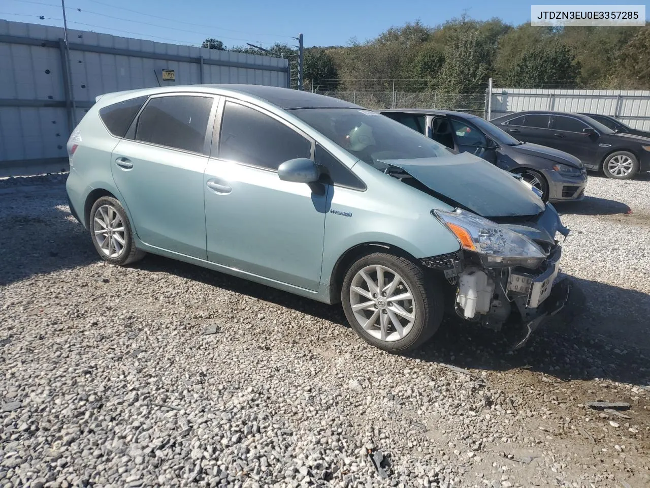 2014 Toyota Prius V VIN: JTDZN3EU0E3357285 Lot: 76722984