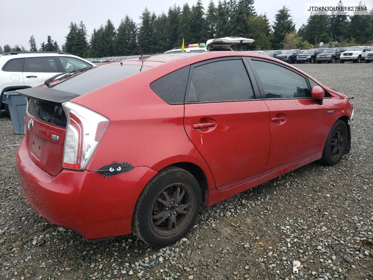 JTDKN3DUXE1827854 2014 Toyota Prius