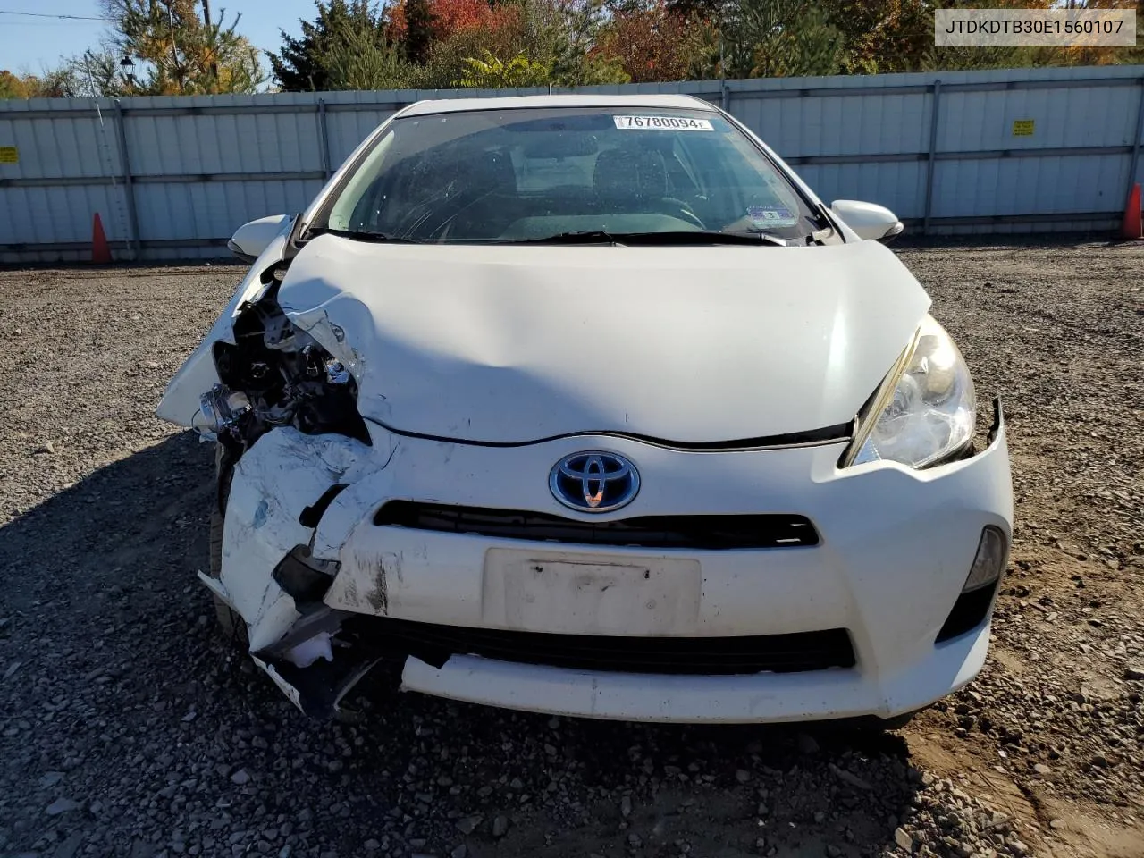 JTDKDTB30E1560107 2014 Toyota Prius C