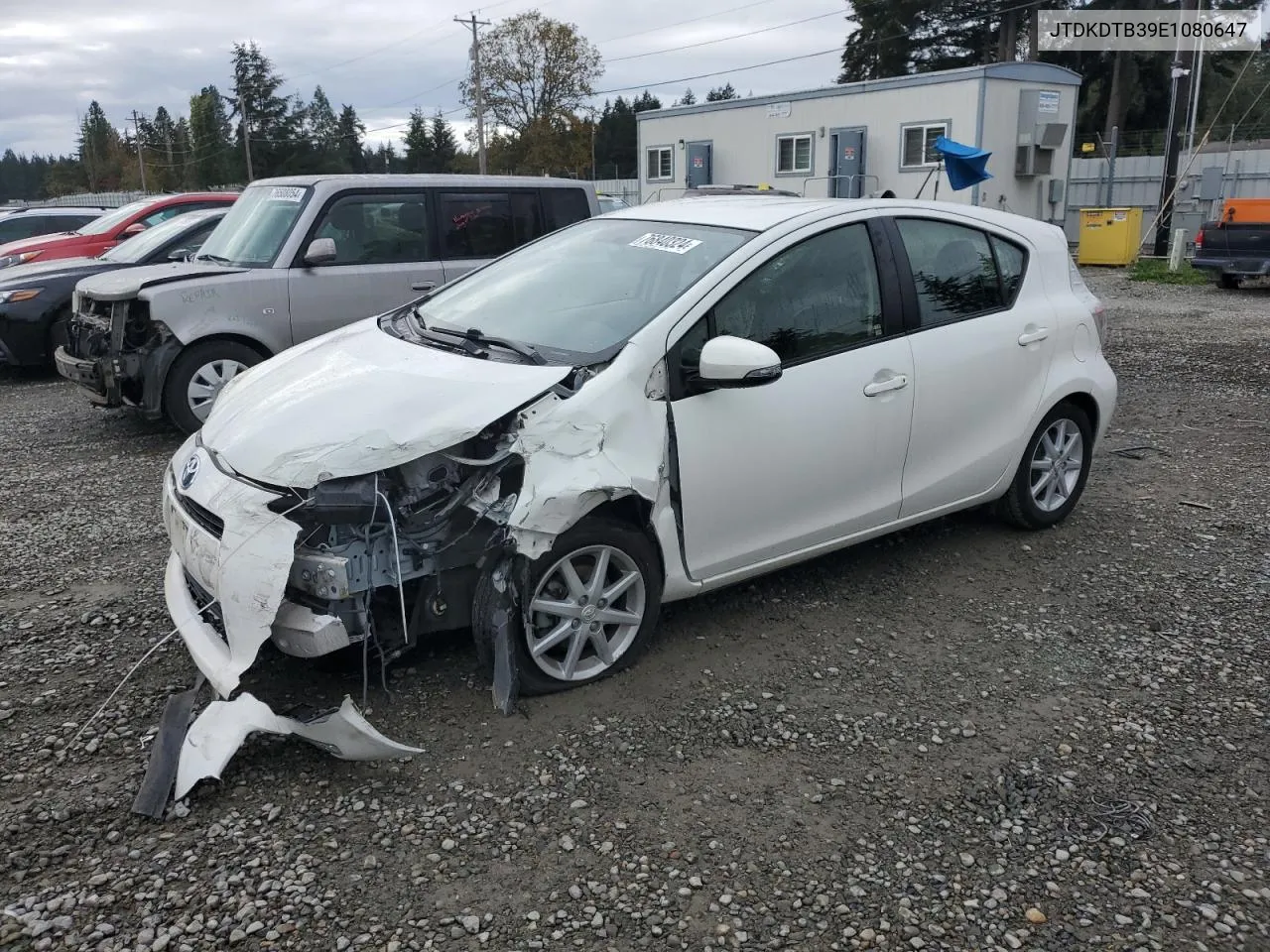 2014 Toyota Prius C VIN: JTDKDTB39E1080647 Lot: 76840324