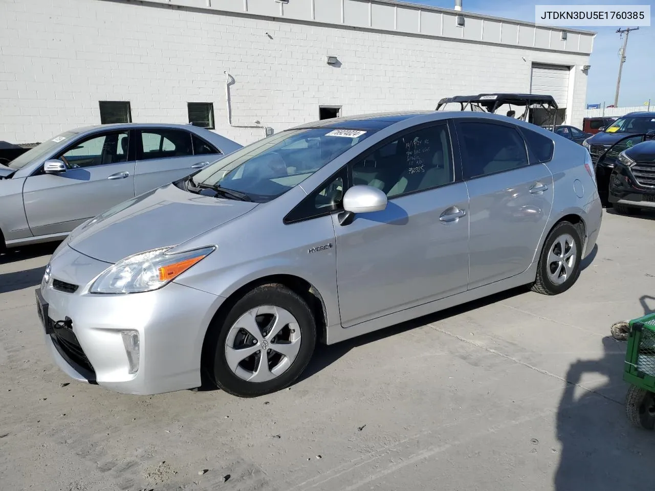 2014 Toyota Prius VIN: JTDKN3DU5E1760385 Lot: 76924024