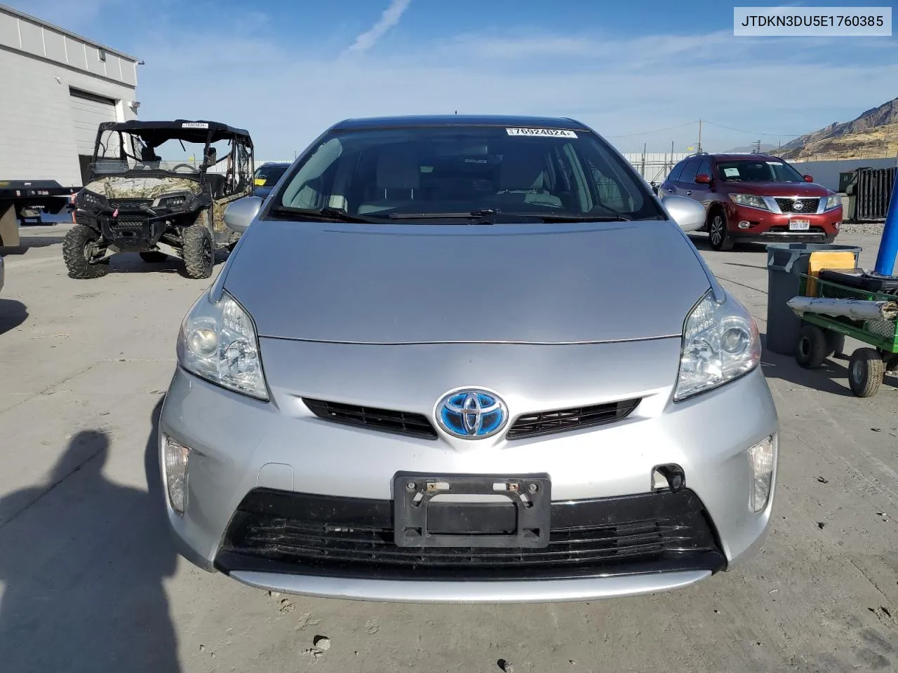 2014 Toyota Prius VIN: JTDKN3DU5E1760385 Lot: 76924024