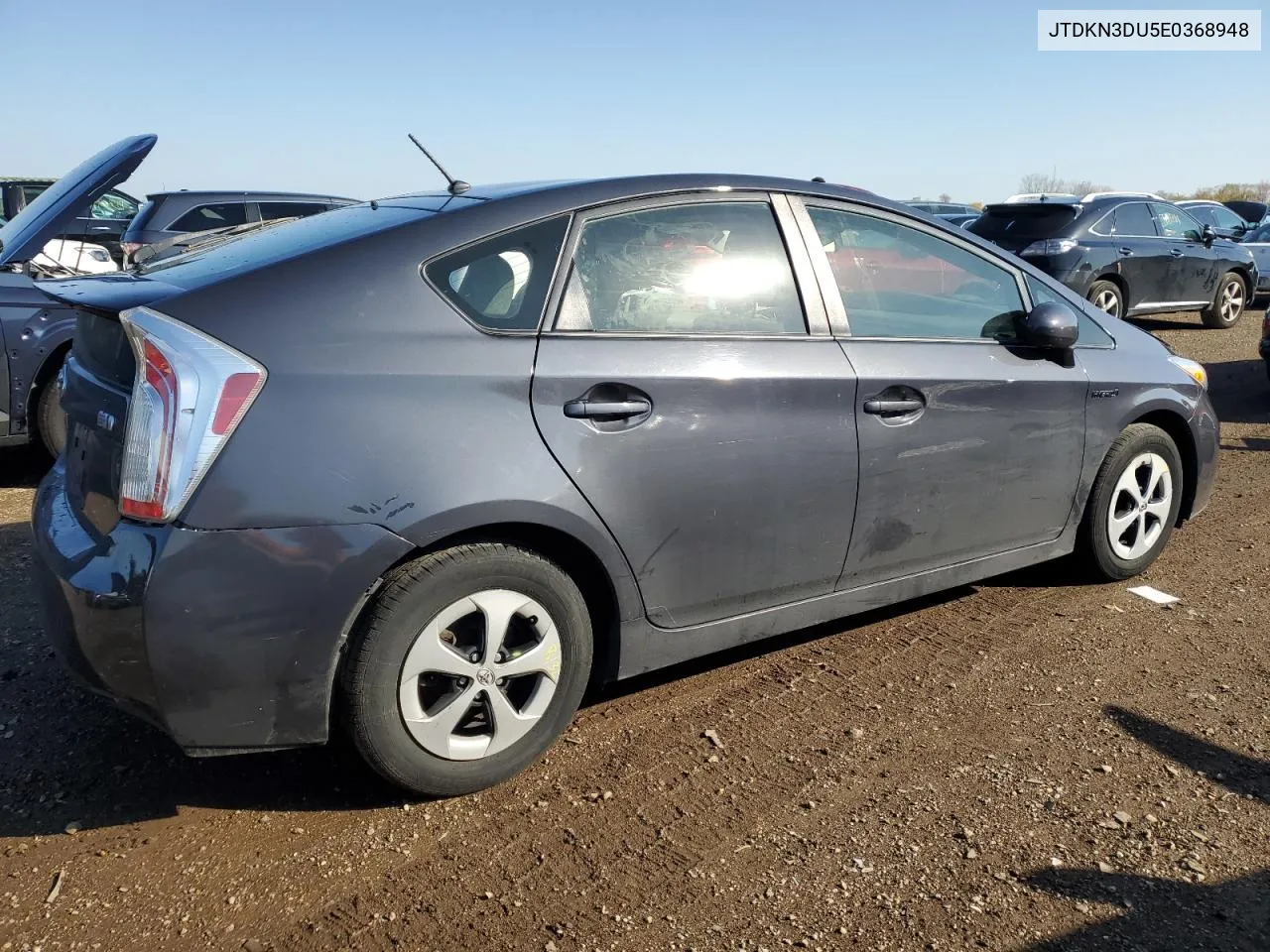 2014 Toyota Prius VIN: JTDKN3DU5E0368948 Lot: 76928994