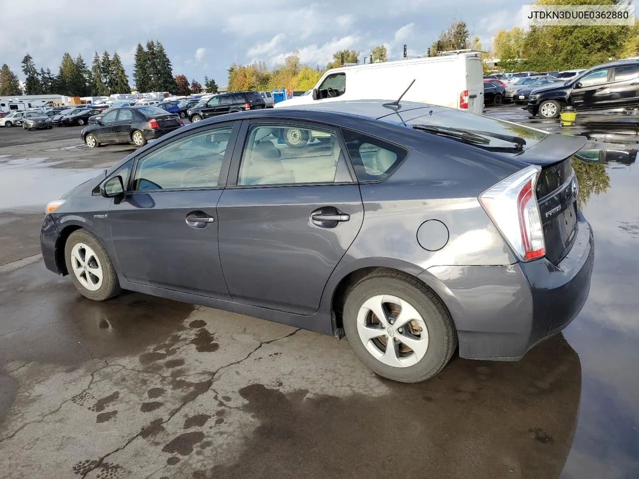 2014 Toyota Prius VIN: JTDKN3DU0E0362880 Lot: 77004784