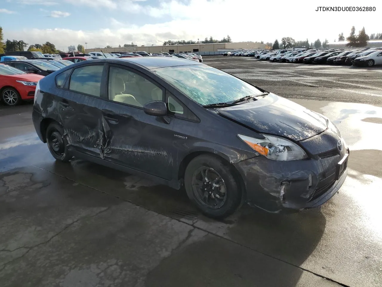 JTDKN3DU0E0362880 2014 Toyota Prius