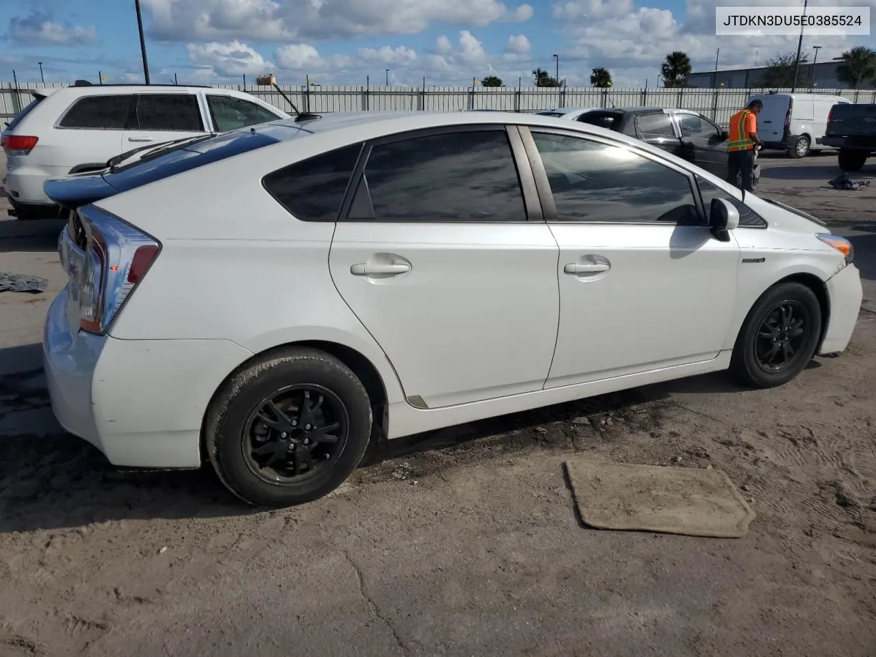 JTDKN3DU5E0385524 2014 Toyota Prius