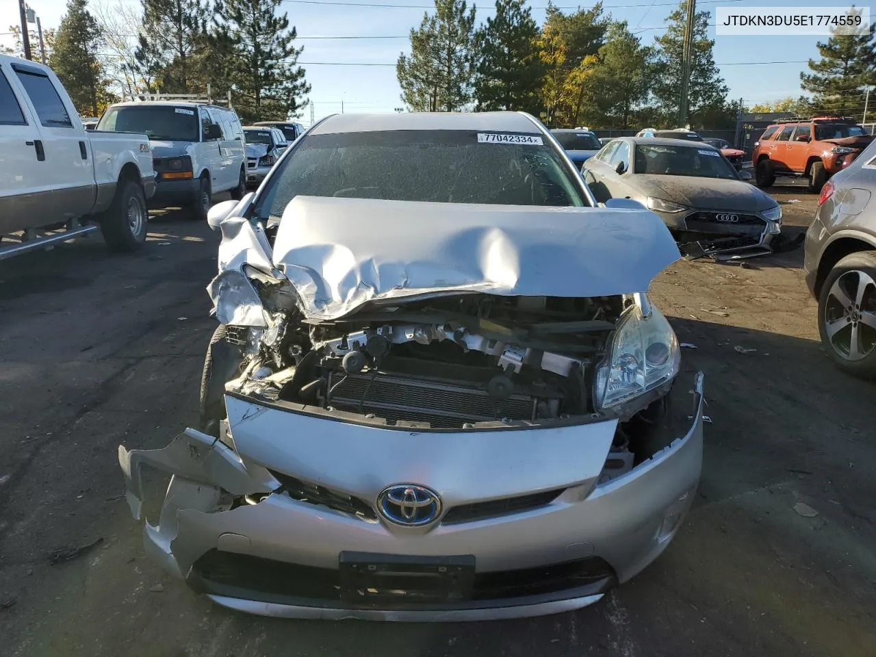 JTDKN3DU5E1774559 2014 Toyota Prius