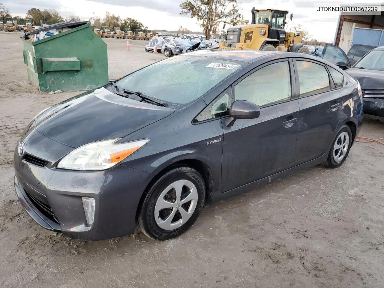 JTDKN3DU1E0362239 2014 Toyota Prius