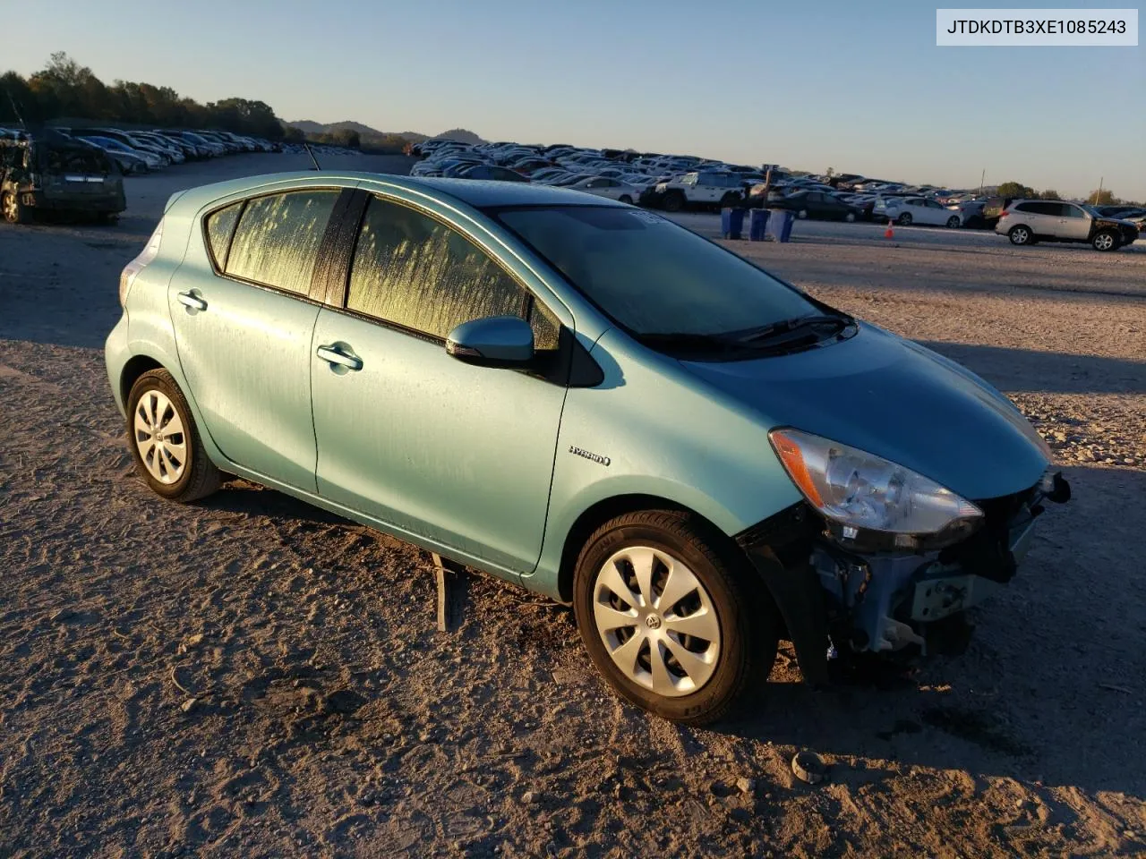 2014 Toyota Prius C VIN: JTDKDTB3XE1085243 Lot: 77147454