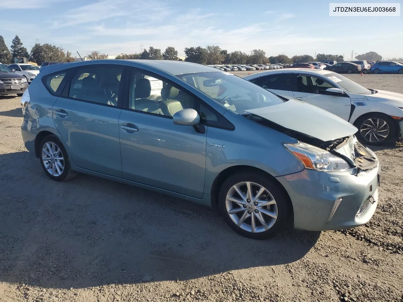 2014 Toyota Prius V VIN: JTDZN3EU6EJ003668 Lot: 77230734