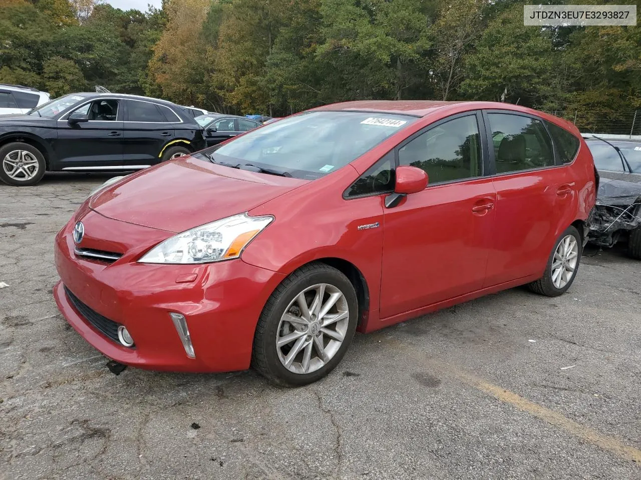 2014 Toyota Prius V VIN: JTDZN3EU7E3293827 Lot: 77642144