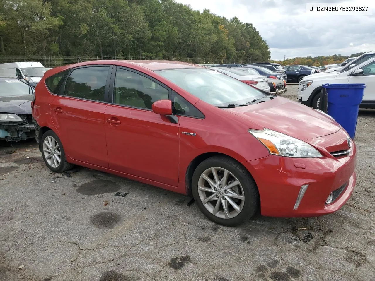 2014 Toyota Prius V VIN: JTDZN3EU7E3293827 Lot: 77642144