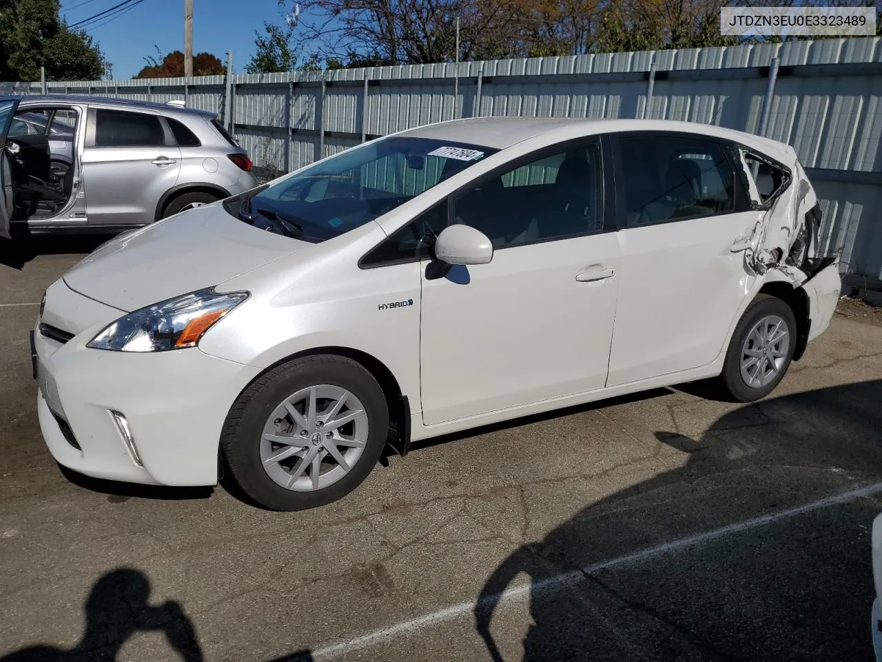 2014 Toyota Prius V VIN: JTDZN3EU0E3323489 Lot: 77747604