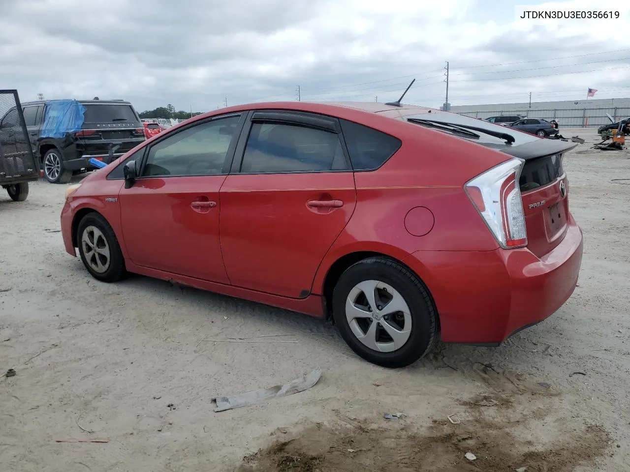 2014 Toyota Prius VIN: JTDKN3DU3E0356619 Lot: 77752394