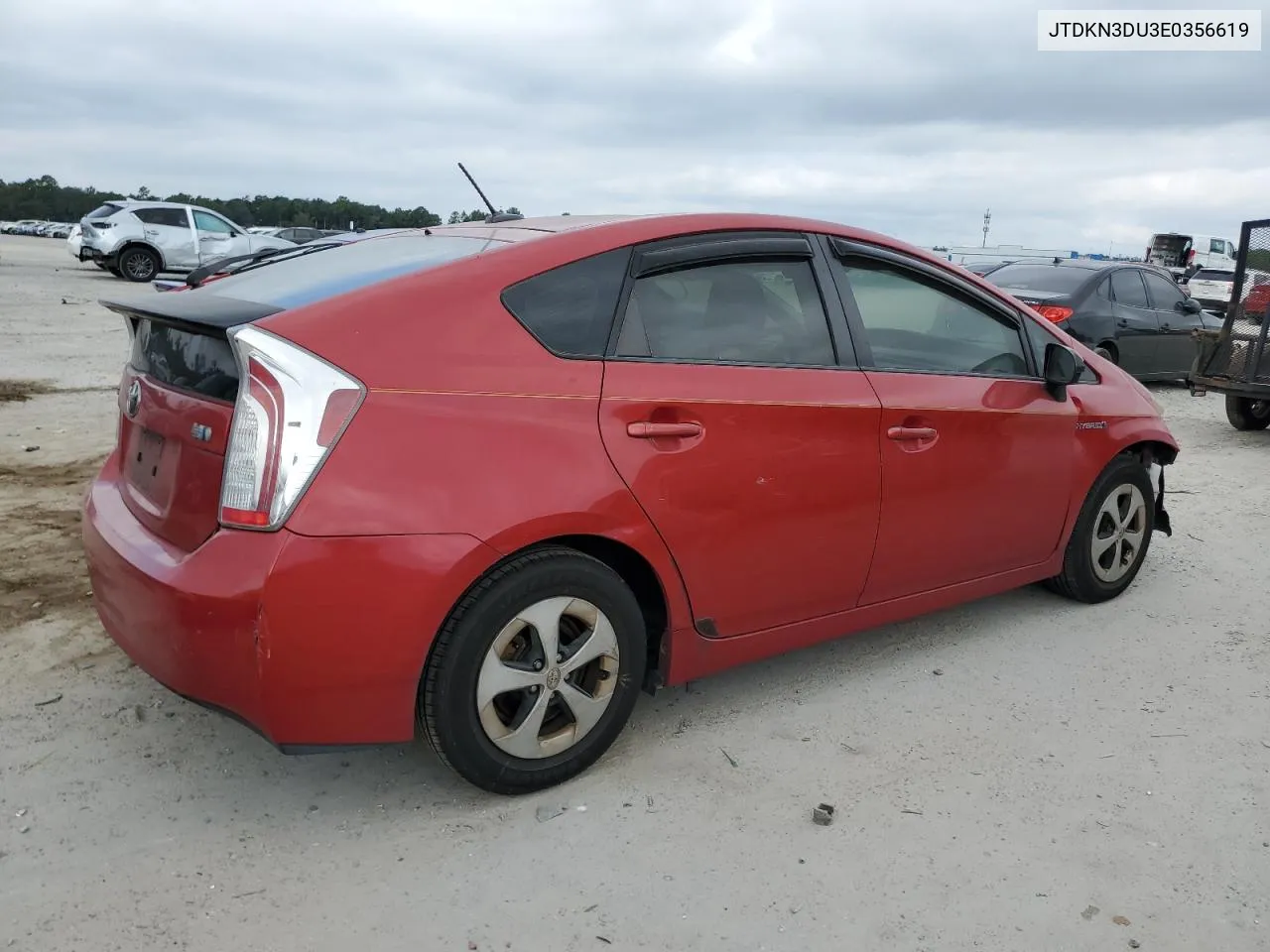 2014 Toyota Prius VIN: JTDKN3DU3E0356619 Lot: 77752394