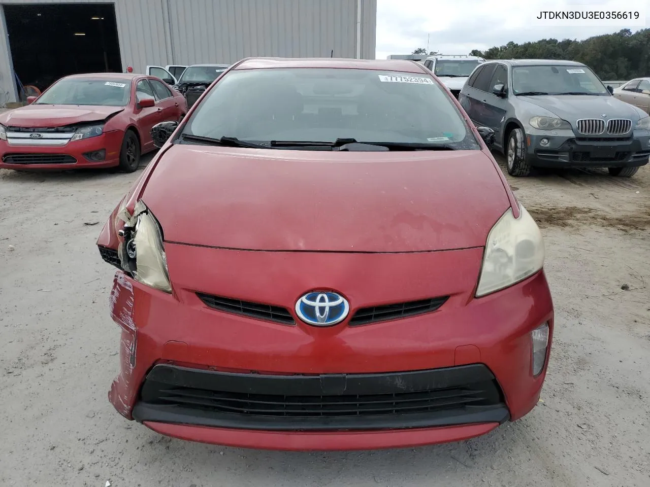 2014 Toyota Prius VIN: JTDKN3DU3E0356619 Lot: 77752394