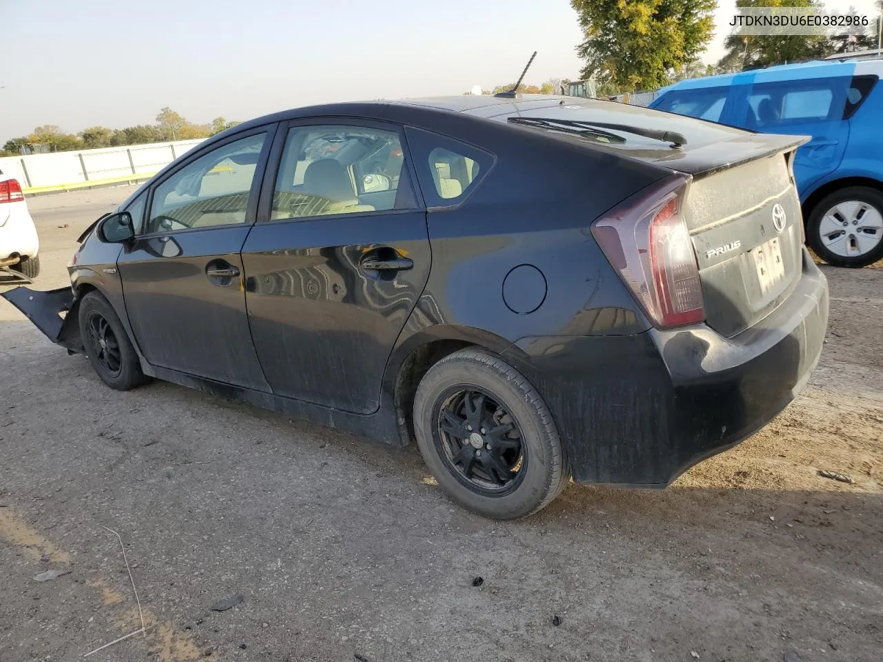 2014 Toyota Prius VIN: JTDKN3DU6E0382986 Lot: 77884834