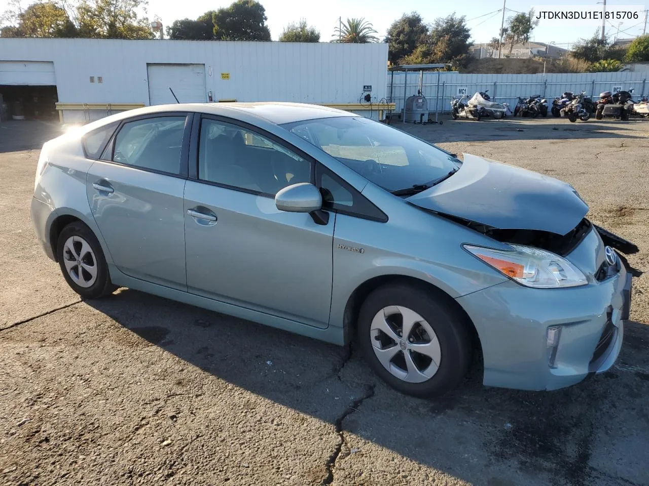 2014 Toyota Prius VIN: JTDKN3DU1E1815706 Lot: 78154714