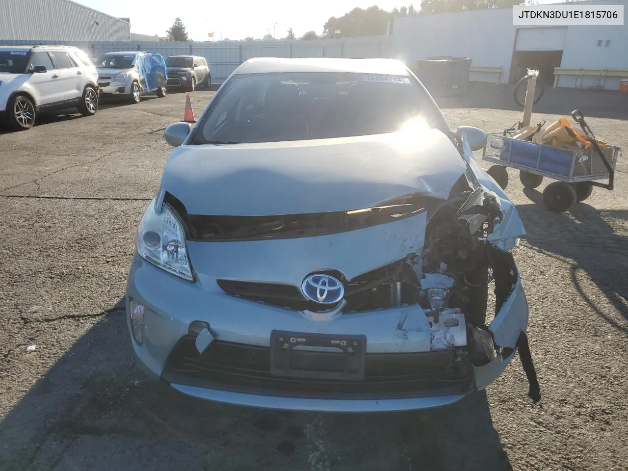 2014 Toyota Prius VIN: JTDKN3DU1E1815706 Lot: 78154714