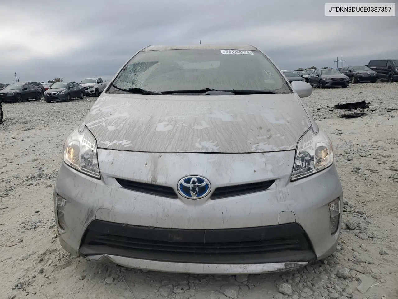 JTDKN3DU0E0387357 2014 Toyota Prius