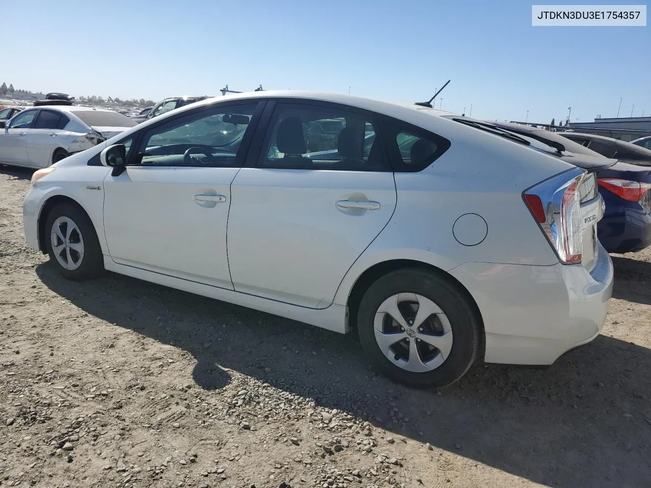 2014 Toyota Prius VIN: JTDKN3DU3E1754357 Lot: 78234454