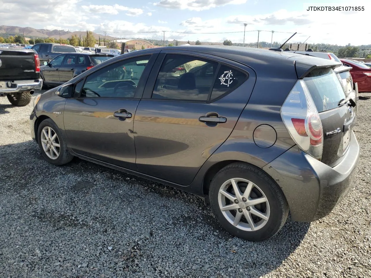 2014 Toyota Prius C VIN: JTDKDTB34E1071855 Lot: 78395574