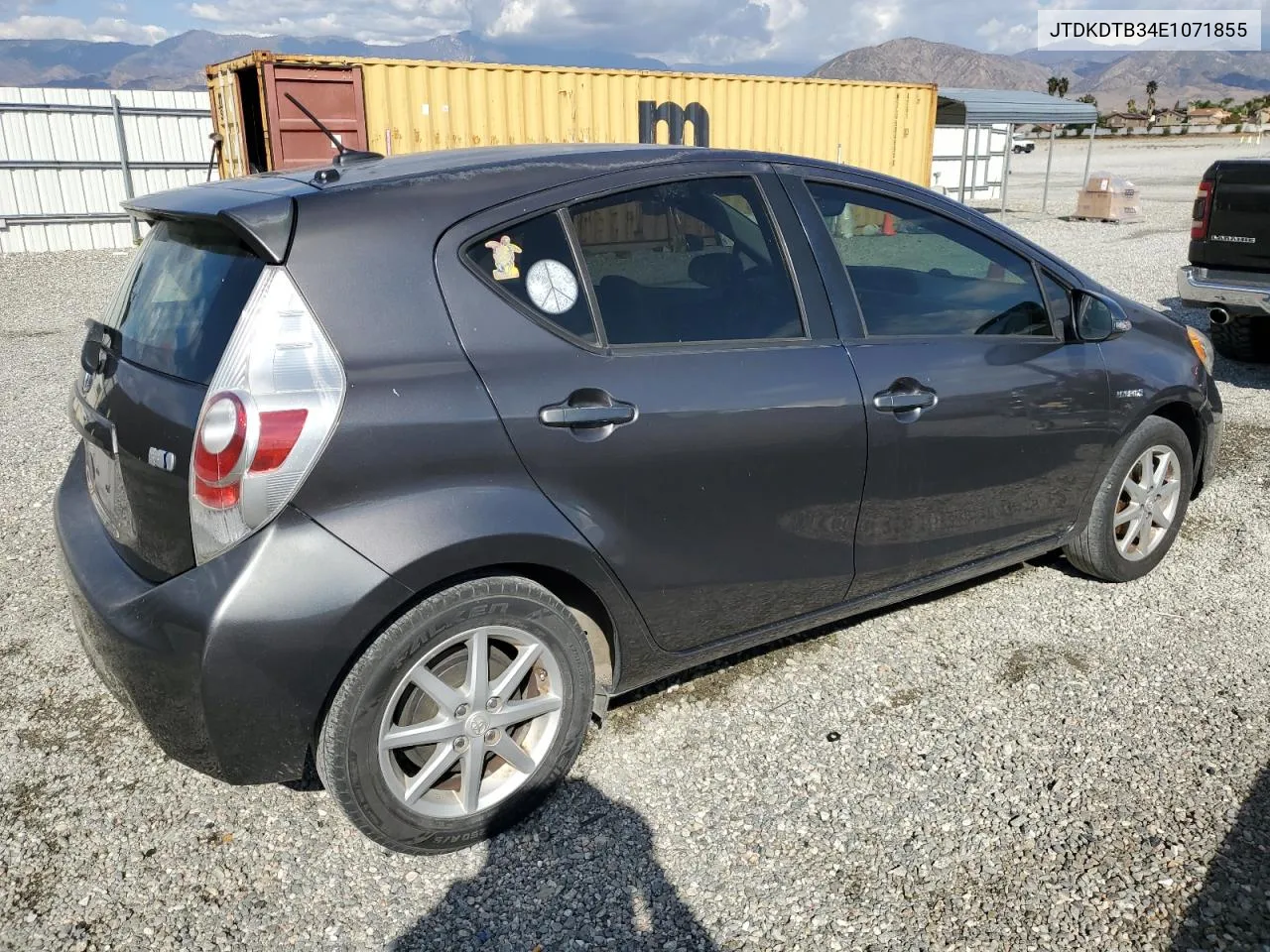 JTDKDTB34E1071855 2014 Toyota Prius C