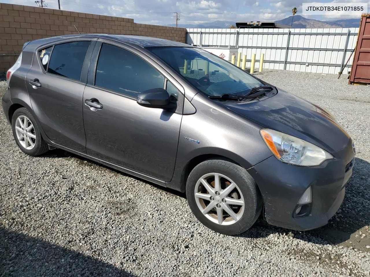 JTDKDTB34E1071855 2014 Toyota Prius C