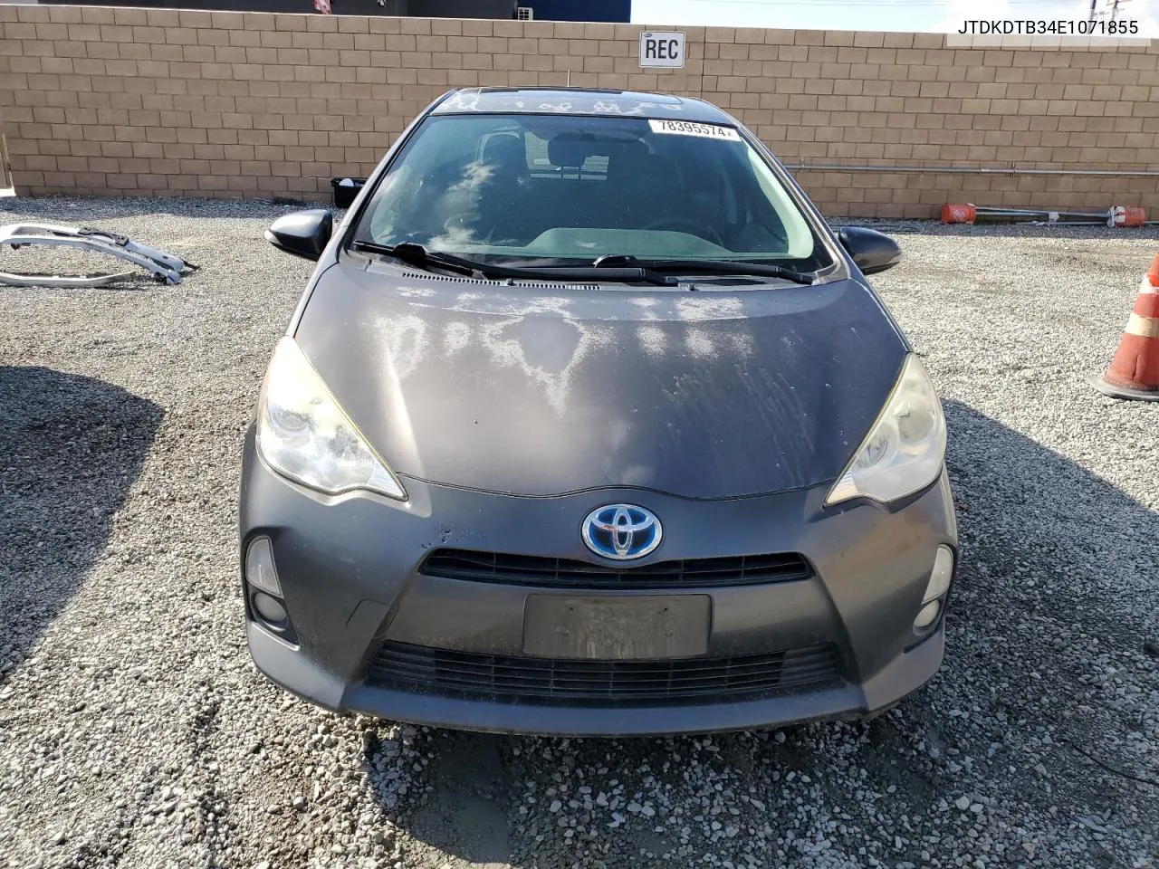 2014 Toyota Prius C VIN: JTDKDTB34E1071855 Lot: 78395574