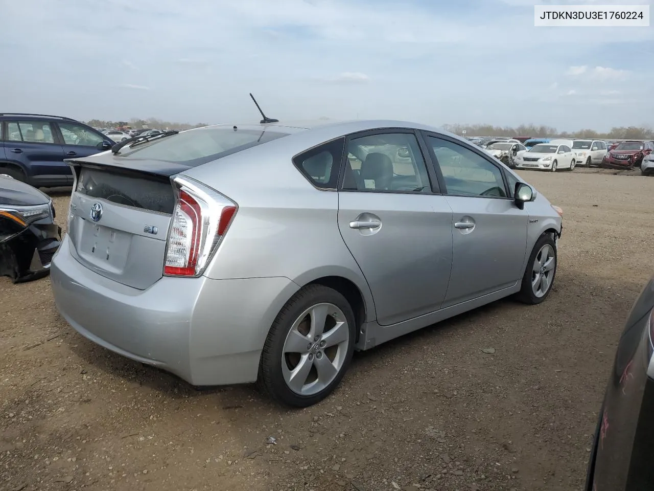 2014 Toyota Prius VIN: JTDKN3DU3E1760224 Lot: 78507504